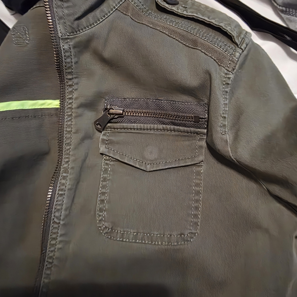Express Khaki Utility Jacket - image 6